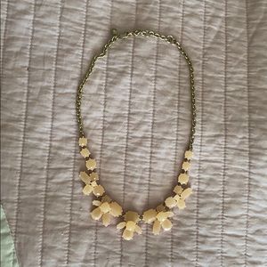 J. Crew: Pink Nude Illusion Geometric Necklace